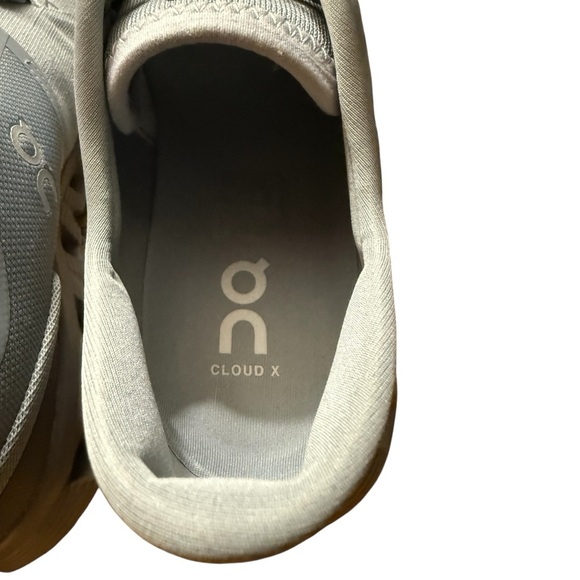 ON Running Cloud Sneakers in Light Grey Like New Men’s Size 8 - Picture 5 of 6